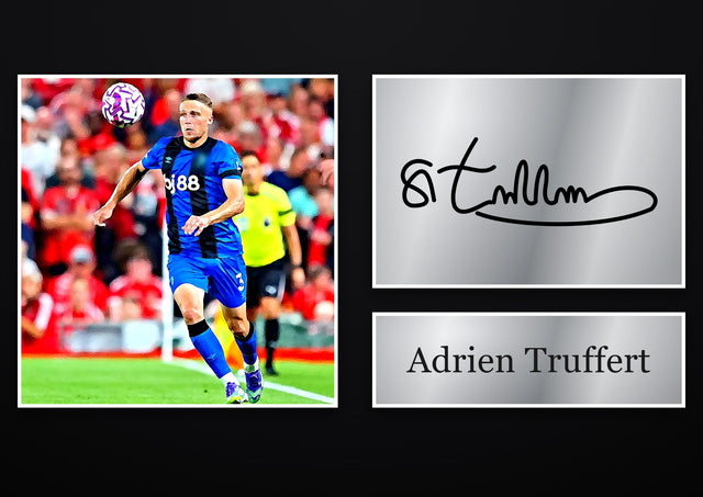 Adrien Truffert Bournemouth pre-printed autograph print
