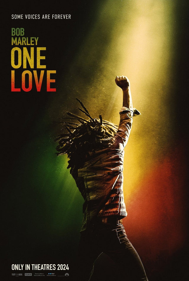 Bob Marley One Love movie poster — design 1