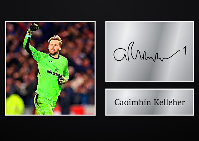 Caoimhín Kelleher Brentford pre-printed autograph print