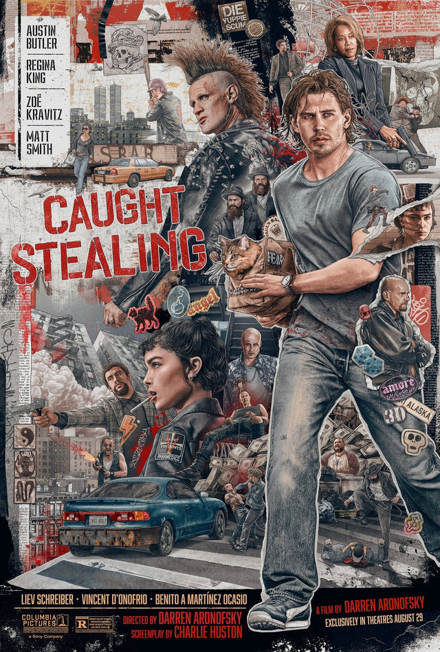 Caught Stealing movie poster — design 1