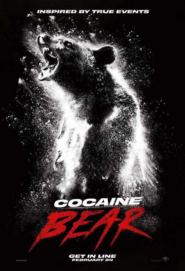 Cocaine Bear movie poster — design 1