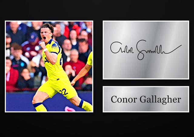Conor Gallagher Tottenham Hotspur pre-printed autograph print