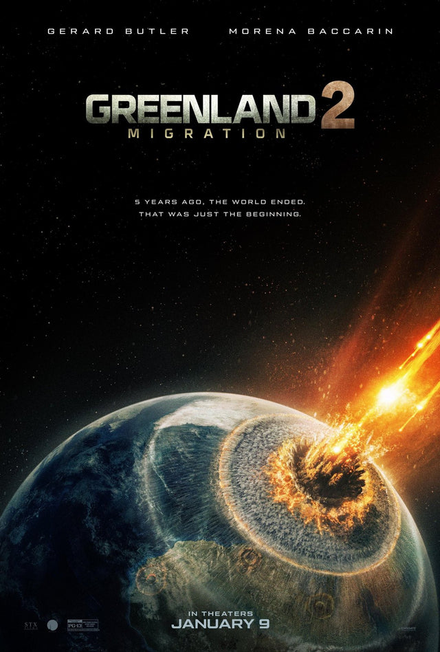 Greenland 2 Migration movie poster — design 1