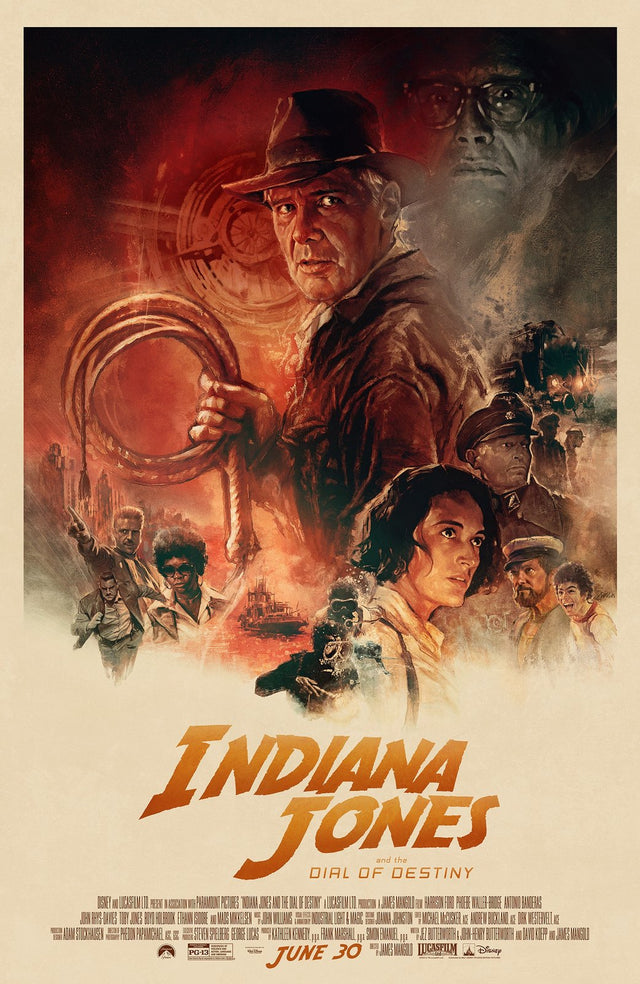 Indiana Jones and the Dial of Destiny movie poster — design 1