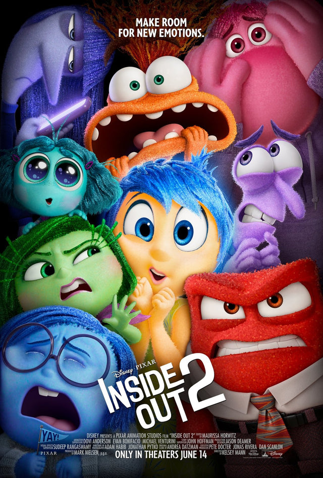 Inside Out 2 movie poster — design 1