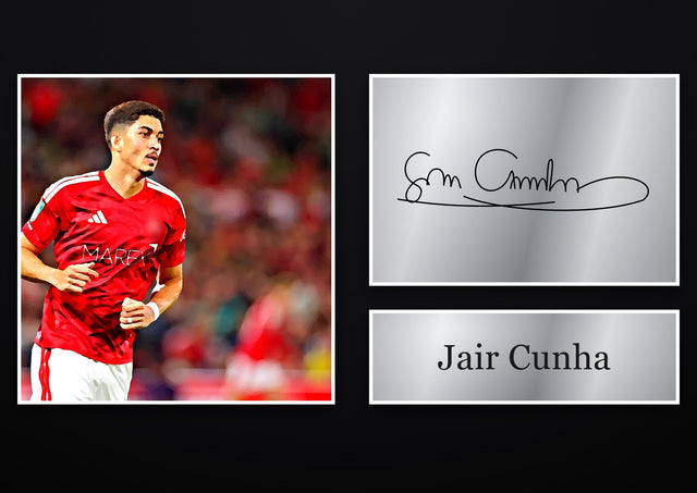 Jair Cunha Nottingham Forest pre-printed autograph print
