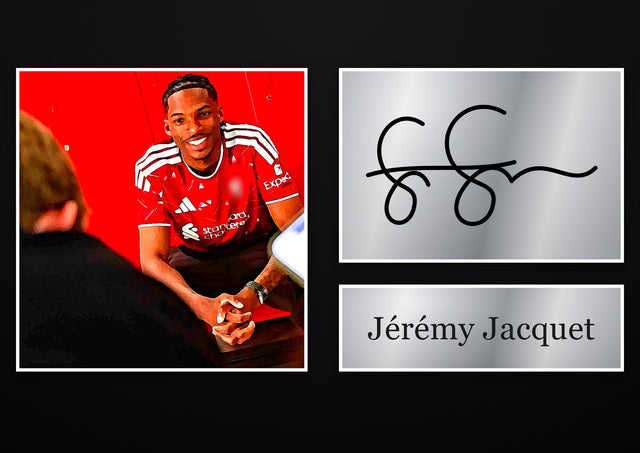 Jérémy Jacquet Liverpool pre-printed autograph print