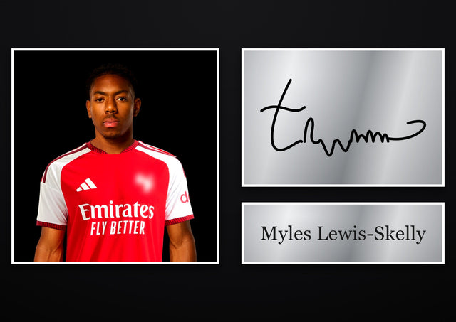 Myles Lewis-Skelly Arsenal pre-printed autograph print