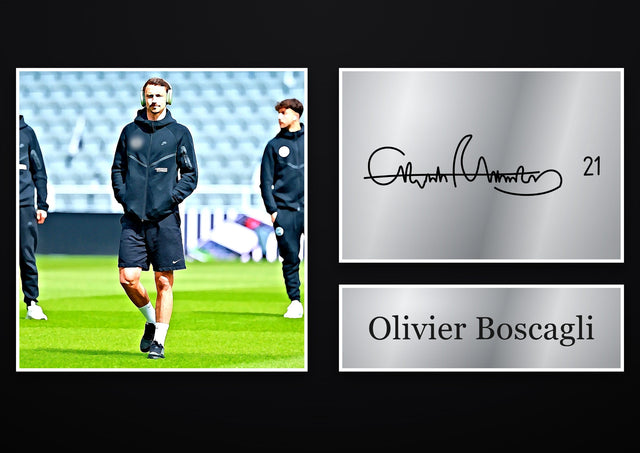 Olivier Boscagli Brighton & Hove Albion pre-printed autograph print