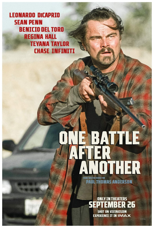 One Battle After Another movie poster — design 1
