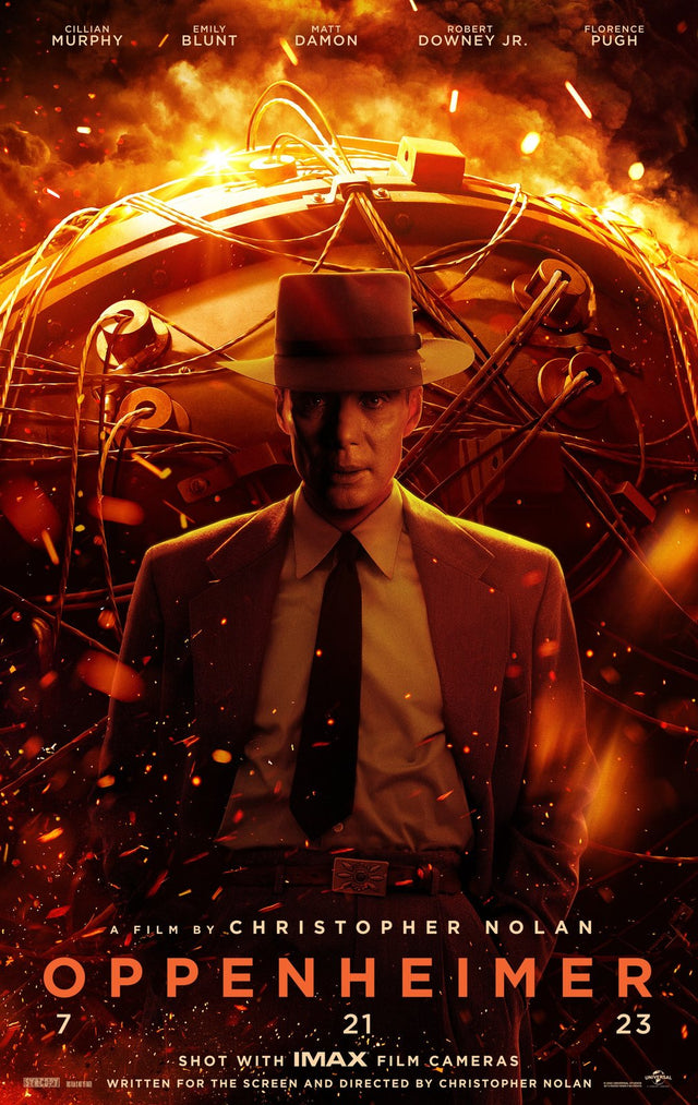 Oppenheimer movie poster — design 1