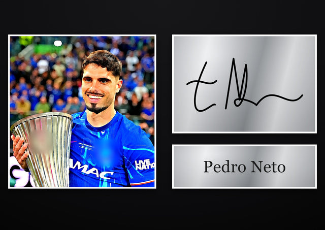 Pedro Neto Chelsea pre-printed autograph print