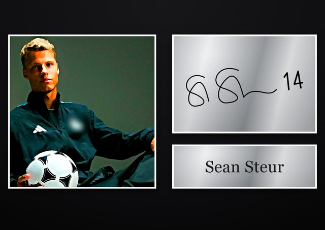Sean Steur Newcastle United pre-printed autograph print