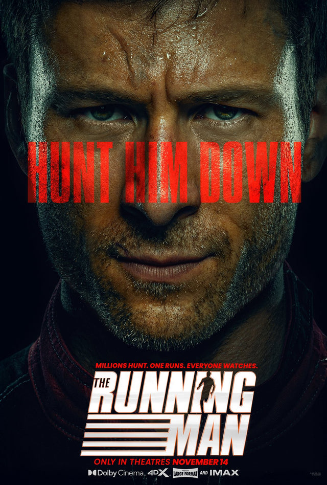 The Running Man movie poster — design 1
