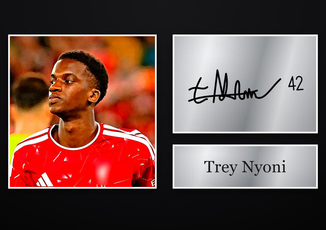 Trey Nyoni Liverpool pre-printed autograph print