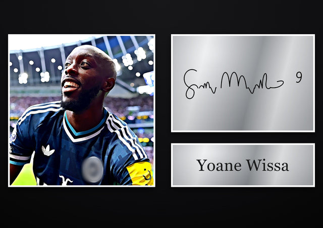 Yoane Wissa Newcastle United pre-printed autograph print