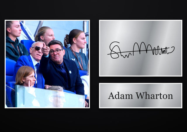 Adam Wharton Crystal Palace pre-printed autograph print
