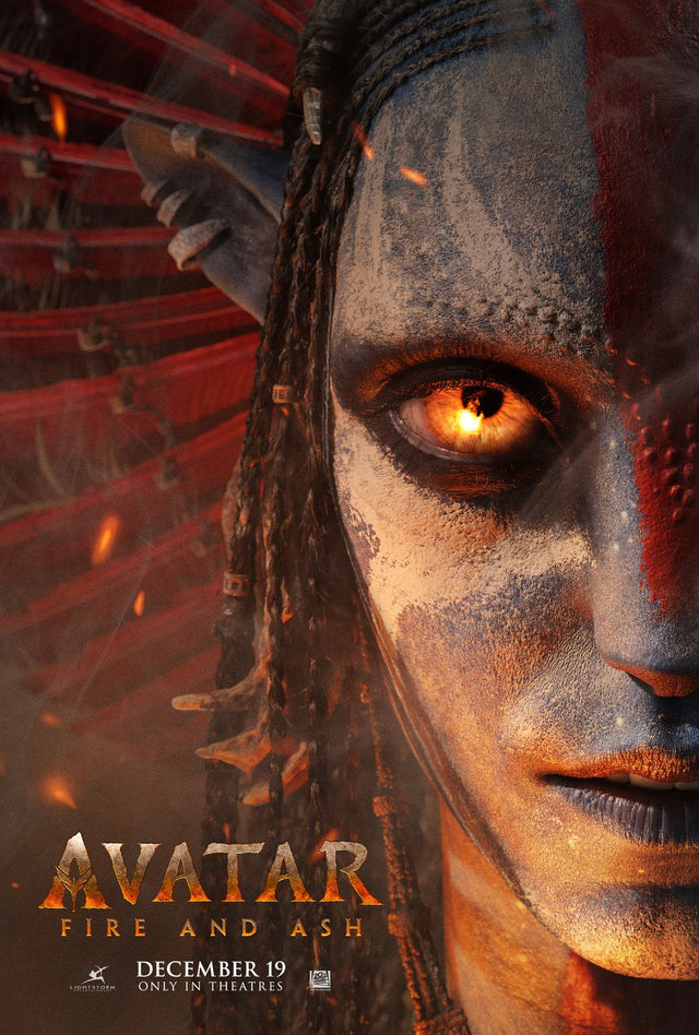 Avatar Fire and Ash movie poster — design 1