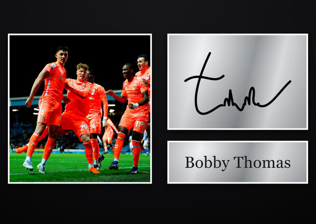 Bobby Thomas Coventry City pre-printed autograph print