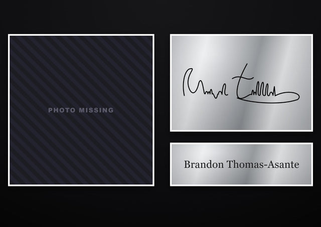 Brandon Thomas-Asante Coventry City pre-printed autograph print