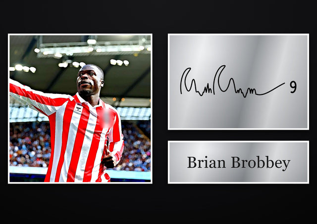 Brian Brobbey Sunderland pre-printed autograph print