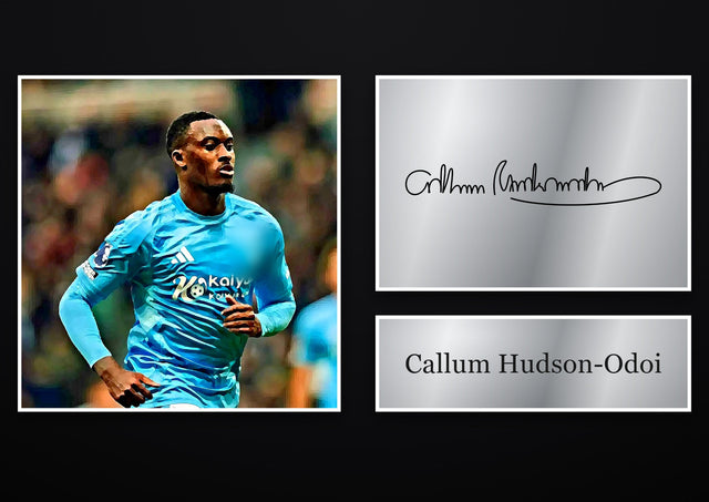 Callum Hudson-Odoi Nottingham Forest pre-printed autograph print