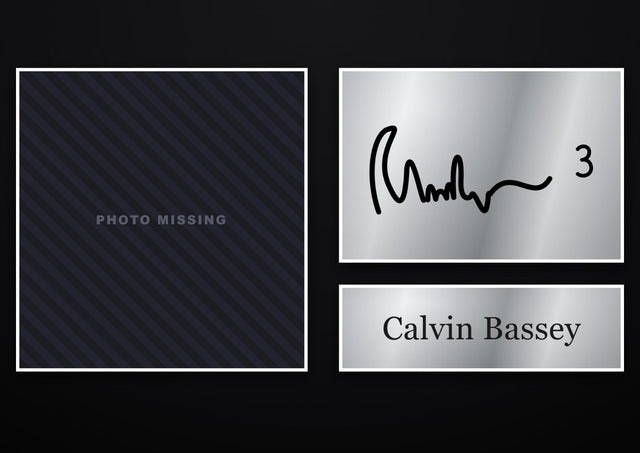 Calvin Bassey Fulham pre-printed autograph print