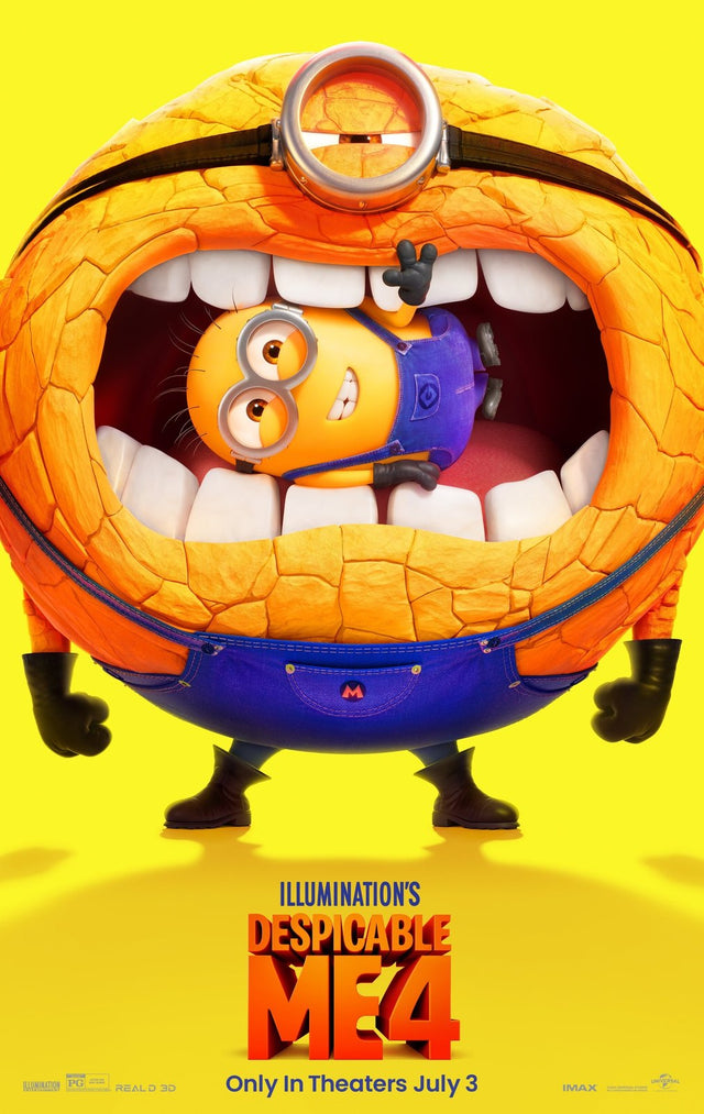 Despicable Me 4 movie poster — design 1