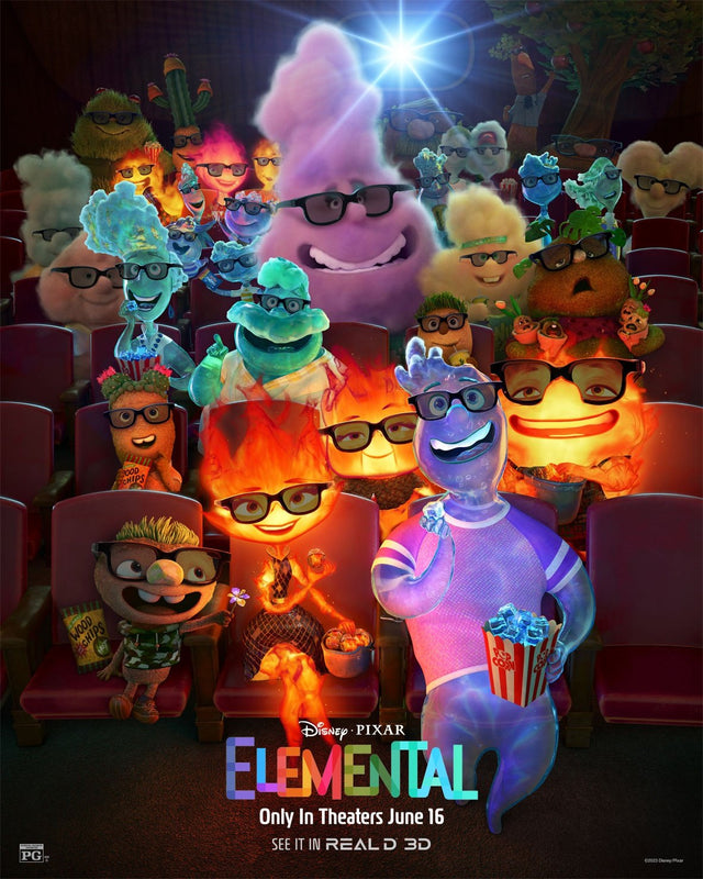 Elemental movie poster — design 1