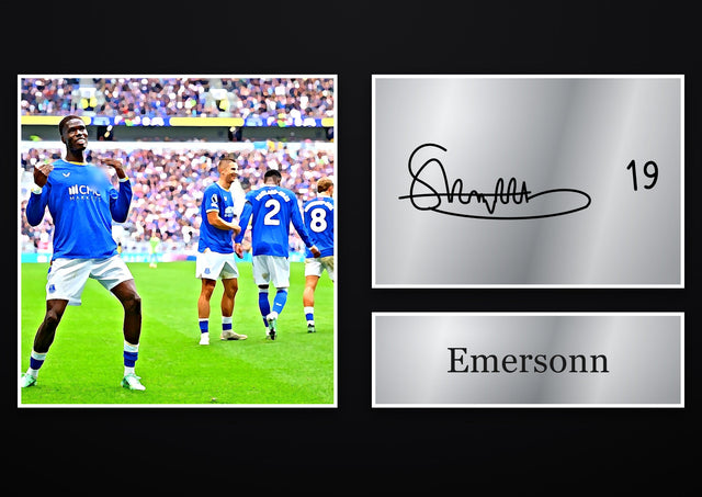 Emersonn Ipswich Town pre-printed autograph print