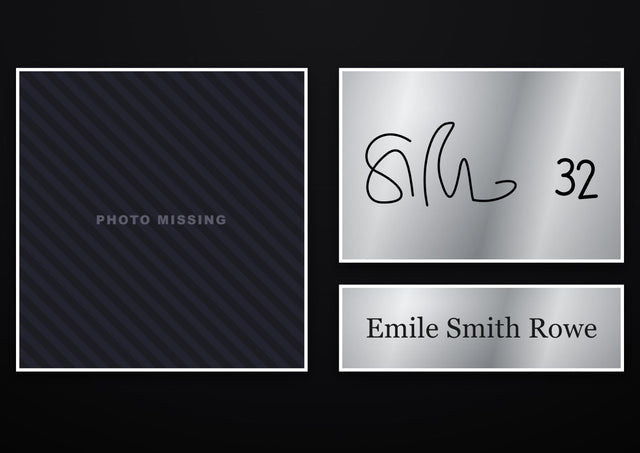 Emile Smith Rowe Fulham pre-printed autograph print