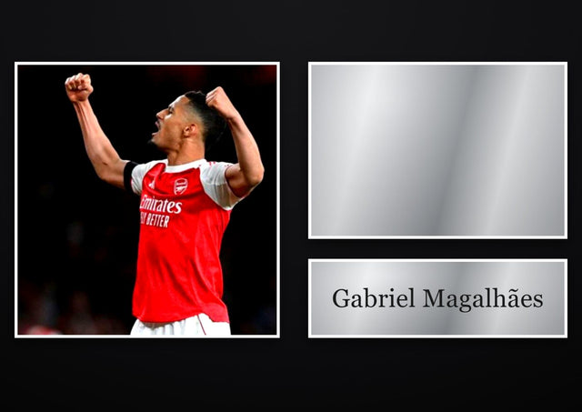 Gabriel Magalhães Arsenal pre-printed autograph print