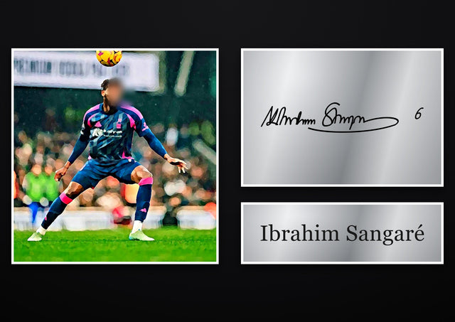 Ibrahim Sangaré Nottingham Forest pre-printed autograph print