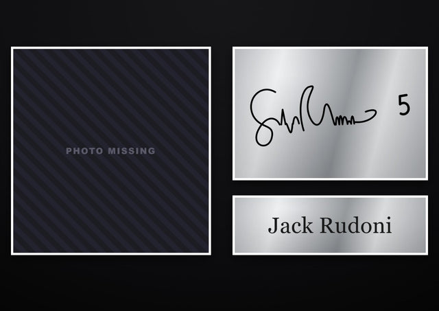 Jack Rudoni Coventry City pre-printed autograph print