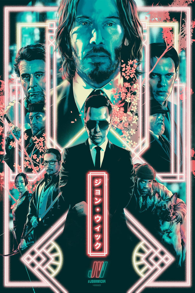 John Wick Chapter 4 movie poster — design 1