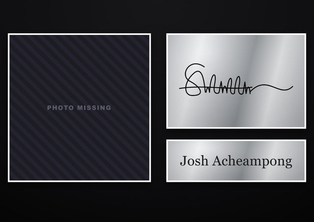 Josh Acheampong Chelsea pre-printed autograph print