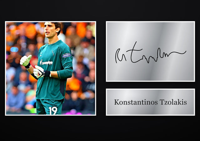 Konstantinos Tzolakis Hull City pre-printed autograph print