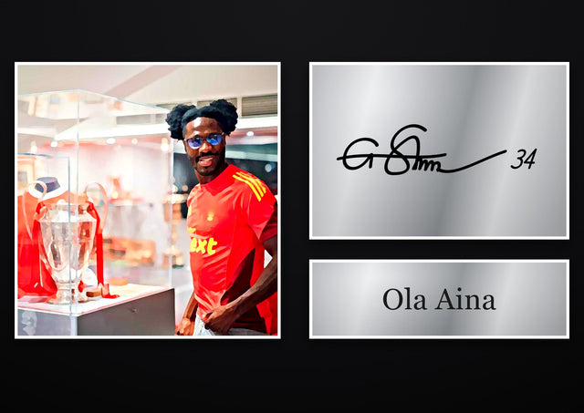 Ola Aina Nottingham Forest pre-printed autograph print