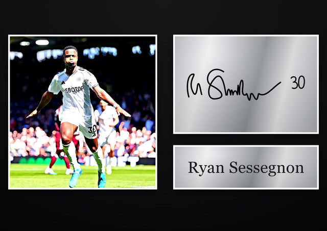 Ryan Sessegnon Fulham pre-printed autograph print
