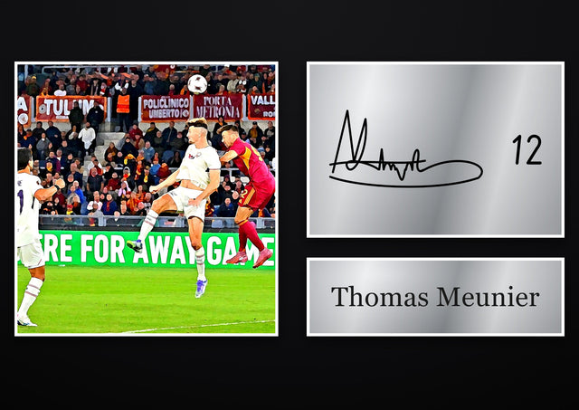 Thomas Meunier Sunderland pre-printed autograph print